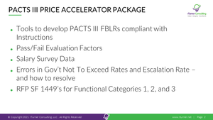 DHS PACTS III Pricing Accelerator