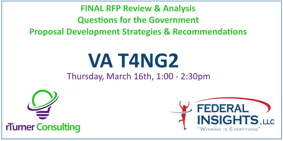 T4NG2 Final RFP Analysis , Questions for VA, Proposal Strategies ...