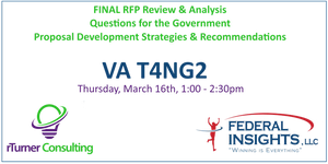 T4NG2 Final RFP Analysis , Questions for VA, Proposal Strategies